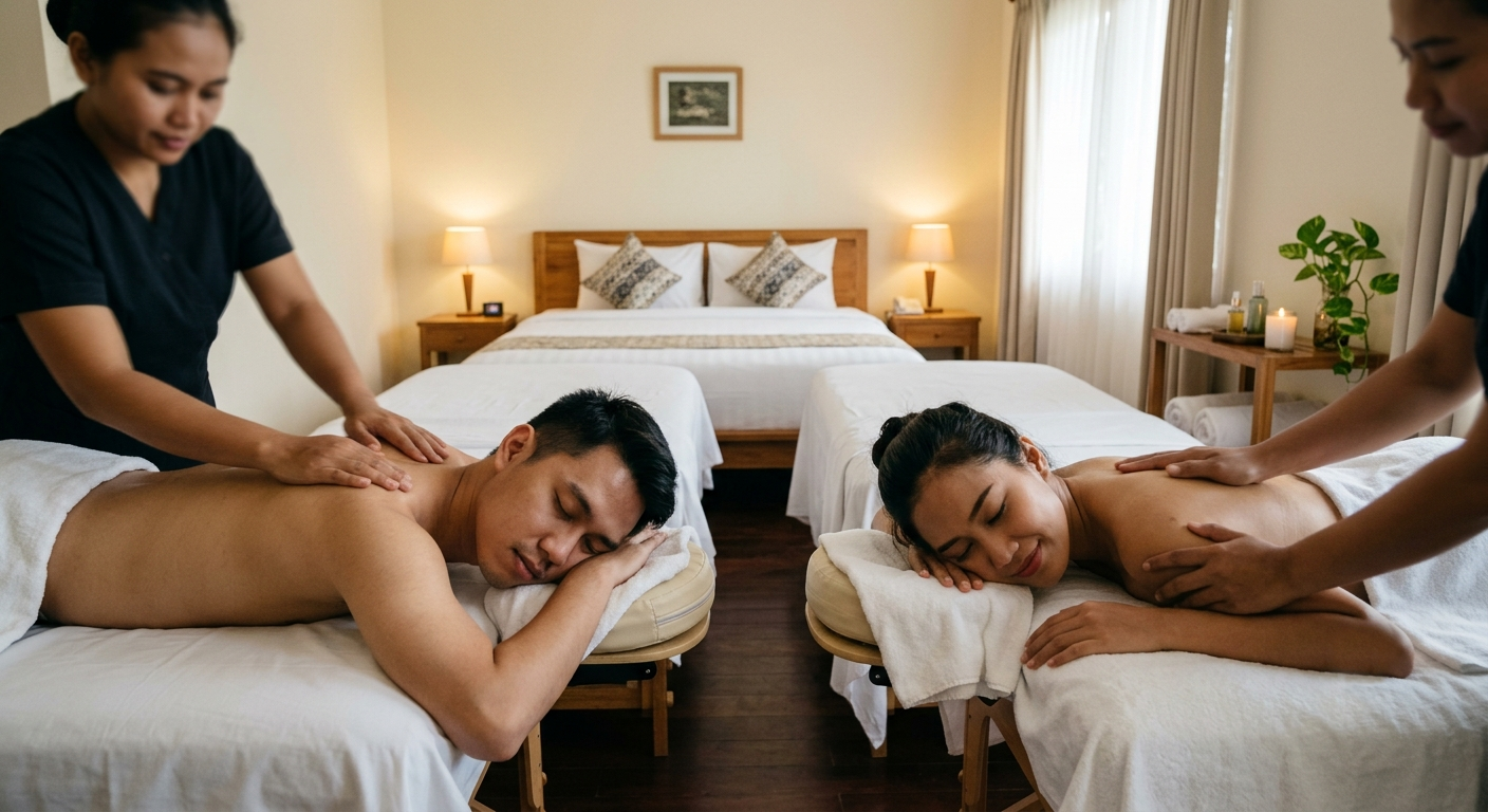 Romantic Couple Massage